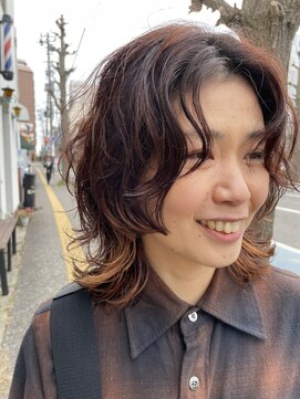 はなこの隣の美容室 マトリカリア 癖毛カールスタイル