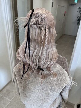 ディティカ ルーク(Dityca luk) 【カチモリハーフアップ】担当Notomi Ayaka(@_aykflower_)