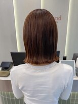 ロンドグロワール 大宮(Lond Gloire)&nbsp;ワイドバングイメチェン美髪外ハネボブ+レイヤーカット韓国/大宮