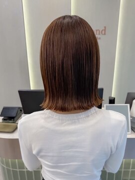 ロンドグロワール 大宮(Lond Gloire) ワイドバングイメチェン美髪外ハネボブ+レイヤーカット韓国/大宮