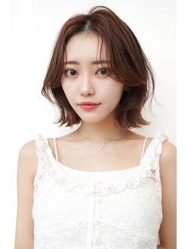 エースハバナ 渋谷(1 HAVANA) チョコグレージュ/20代30代大人かわいい/ミディアムレイヤー