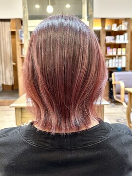 グリッター 仙台中央店(GRITTERs) 春カラー/ピンク/バレイヤージュ/髪質改善