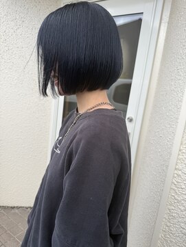 スイヘアデザイン 久留米(suii.. hair design) ボブ／ブルーブラック/NOBU
