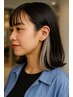 【この夏,写真で映えるチラ見せカラー】イヤリングカラー＋カット＋TR￥14,080