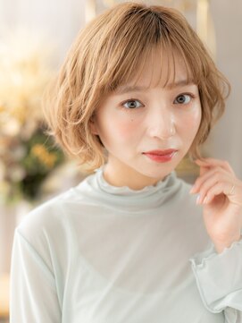 カバーヘア ブリス 川口(COVER HAIR bliss) 外国人風ハイトーンカラーボブウルフマッシュc6川口20代30代40代