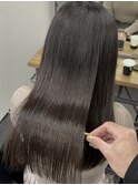 福井　大和田　髪質改善縮毛矯正　艶髪　地毛風ストレート