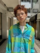 ヒュージ 三軒茶屋(huge)&nbsp;エッジの効いたスパイキーショートパーマ