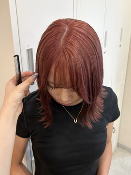 メル ヨコハマ(MeL) ピンクレッド/ブリーチカラー