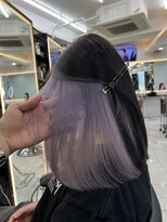 ラピス 渋谷本店(Lapis)&nbsp;インナーカラー/ホワイトラベンダー/レイヤーカット/髪質改善