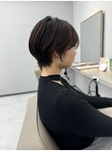 大人ショートボブ丸みショートカットマッシュショート/北千住