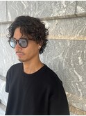 大人ラフパーマ