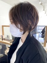 アン 国分寺駅前店(un)&nbsp;国分寺ショートボブマッシュボブ白髪ぼかしショートカット40代