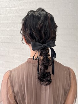 あみおろしヘア