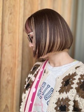 ボブ＋アンブレラカラー