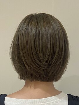 アミリアバイザザ(amiliea by ZA/ZA) ミニボブ×透明感オリーブベージュ◎