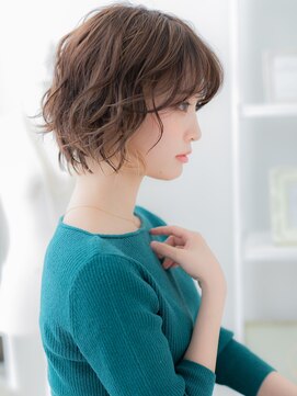 モッズヘア 越谷(mod's hair) イヤリングカラー小顔抜け感エアウェーブパーマA4越谷20代30代!