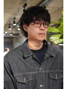 キュー(Cue_) マッシュウルフソフトツイストニュアンスパーマ