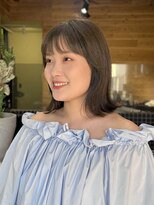 ラロ(raro)&nbsp;オリーブベージュナチュラルボブ