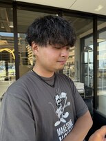 髪屋 紬&nbsp;メンズ/メンズパーマ/メンズカット/波巻きスパイラルパーマ