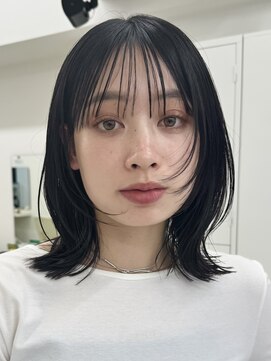 アイトーキョーエス 渋谷(AI TOKYO S) レイヤーボブ/オリーブベージュ/結べるボブ