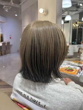 ウィル 野田阪神店(WiLL) レイヤーボブ×アンブレラカラー