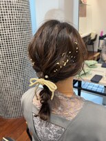 アピッシュ ギンザ(apish ginza)&nbsp;ヘアアレンジ/結婚式ヘア/ヘアセット