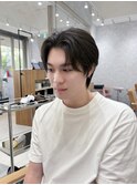 【二瓶菜月】韓国風毛流れセンターパート