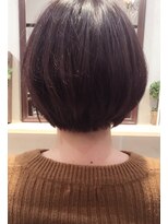 ヘアーアンドアトリエ マール(Hair&Atelier Marl) 【Marlお客様スタイル】ダークバイオレットのショートボブ