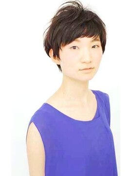 クールドセリエ 新宿南口店(Coeur de cellier) シンプルな暗髪ショート