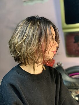 アスイン(asuin) 春色メッシュボブ