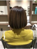 ボブ/白髪ぼかし◎30代40代50代60代
