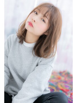 ミック 日暮里店(miq) フェザーバングくせ毛風ナチュラルストカールふわミディa