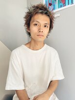 サル 代官山(SAL)&nbsp;【SAL】デザインカラー▽メンズスパイキーウルフショート