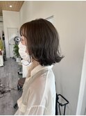 ゆるふわパーマ◎切りっぱなしボブ