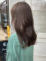 アミュレ(Amule)&nbsp;透明感アップうるツヤニュアンスカラーセミディ梅ヶ丘美容室