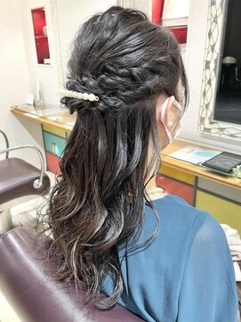 ネオリーブ チッタ 阿佐ヶ谷店(Neolive citta) 結婚式・二次会お呼ばれヘアー☆ハーフアップスタイル