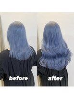 アンククロス 青山店(ANKH CROSS)&nbsp;韓国風ブルーロング【Mizuki】