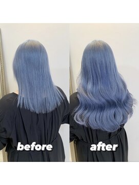 アンククロス 青山店(ANKH CROSS) 韓国風ブルーロング【Mizuki】