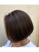 サーティーン(THIRTEEN) 秋冬もおすすめ!首元すっきりボブスタイル(^^)30代