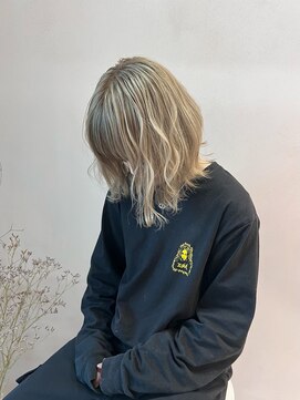 ソウィ(sowi) ケアブリーチカラーエアタッチバレイヤージュホワイトブロンド