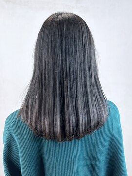 アイティーバイアルバム 松戸店(IT by ALBUM) ミディアム_グレーベージュレイヤーロング前髪パーマュ_ba466661