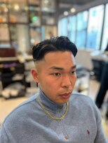 リバレッジ 広尾(Leverage) 外国人風かきあげラフパーマ:Taishin Omura