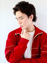 <翁長孝輔>メンズショート七三アップバング
