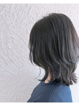 ハツメイ 川崎西口店(HATSUMEI) ★透明感、抜群!髪質改善Wカラー★アッシュグレー★