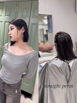 ラベスト キョウト(LOVEST) 髪質改善◆straightperm＋tassel bob
