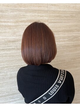 ヘアー スニップ(hair snip) 愛されピンクブラウンハイライト【上桂/桂】