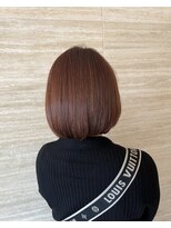 ヘアー スニップ(hair snip) 愛されピンクブラウンハイライト【上桂/桂】