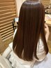 《新規》カット＋縮毛矯正（前処理TR付）￥25850→￥19800