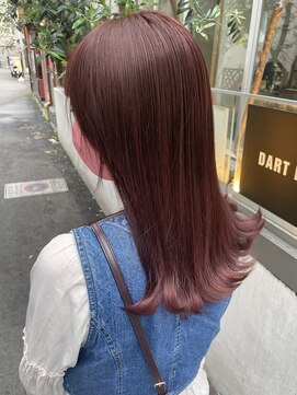 ヘアカロン 熊本本店(Hair CALON) ピンクブラウン/ブリーチなしカラー