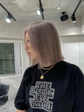 ハイプ(HYPE) 【藤沢】タッセルボブ/ホワイトベージュ/グレージュ/ブリーチ